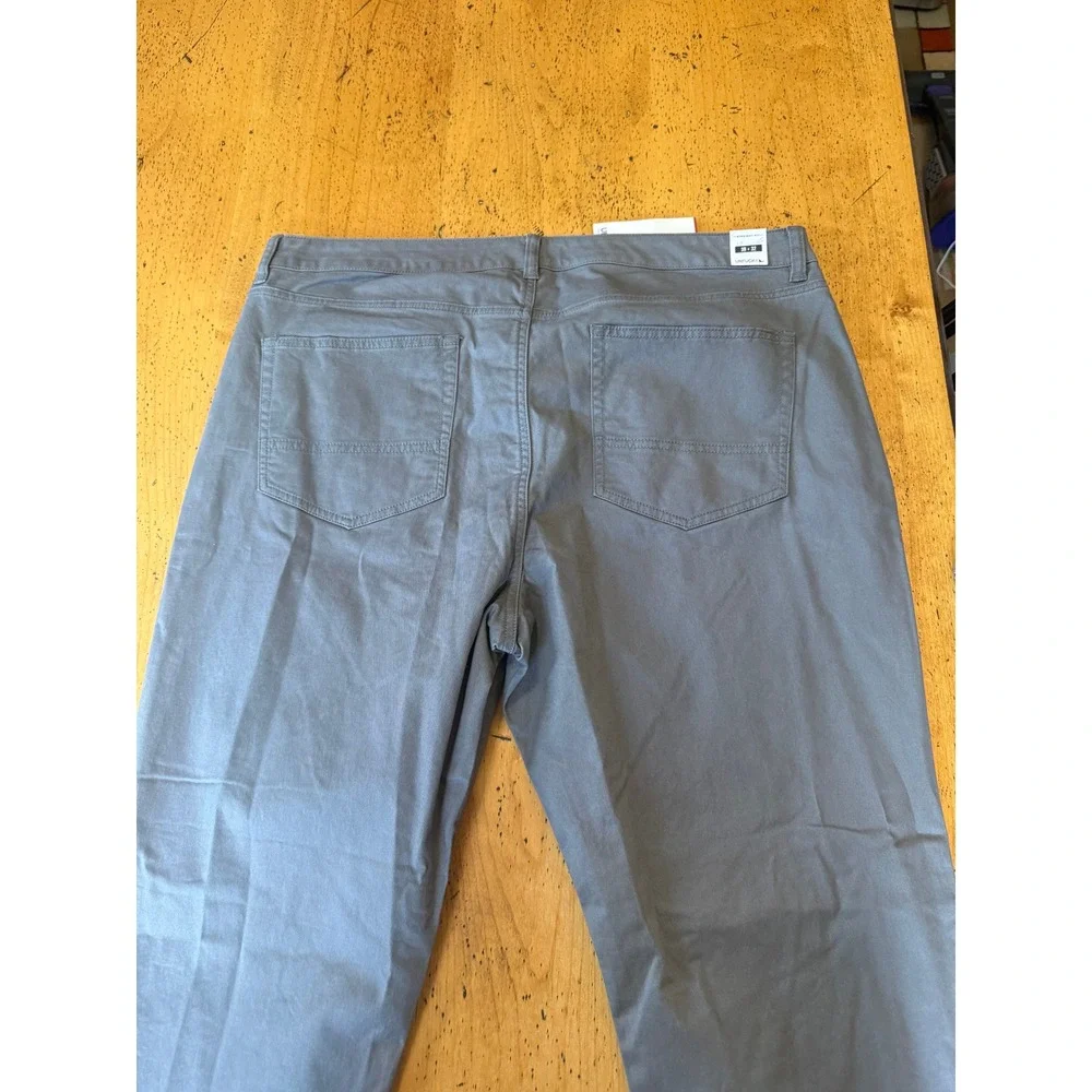 New UNTUCKit 5-Pocket Pant 38x32 Straight Fit Charcoal Grey Mens Cotton Stretch